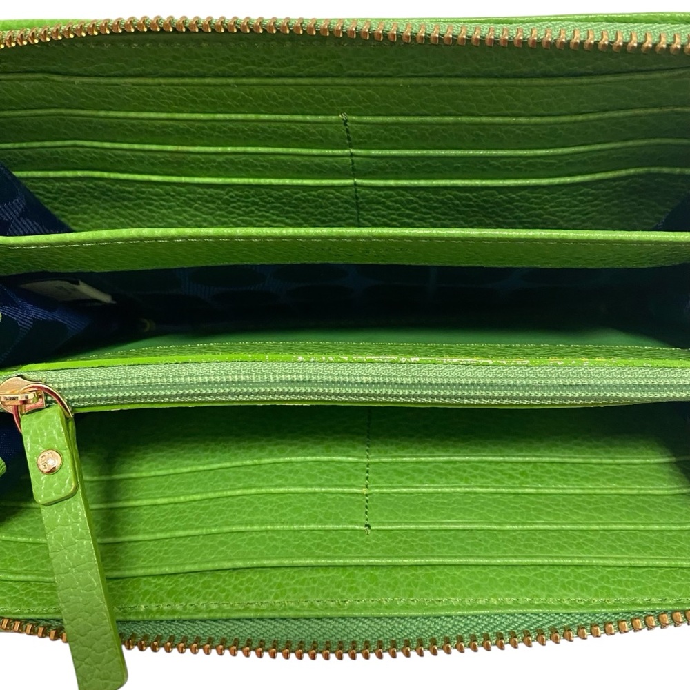 Kate Spade Solid Green Nylon Rectangle Wallet - image 6